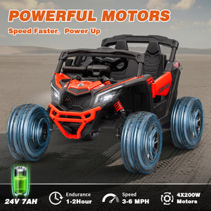 🚗24V Licensed Can-Am 2-Seater Kids UTV