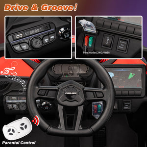 🚗24V Licensed Can-Am 2-Seater Kids UTV