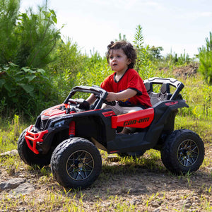 🚗24V Licensed Can-Am 2-Seater Kids UTV
